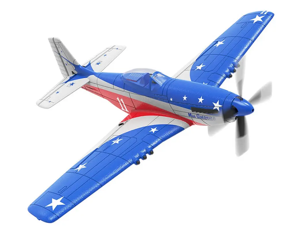 Volantex P-51D Miss America 4CH 400mm Brushed with Gyro RTF
