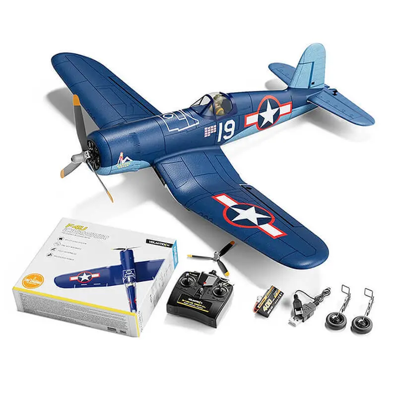 Volantex F4U Corsair Blue 4CH 500mm Brushless with Gyro RTF