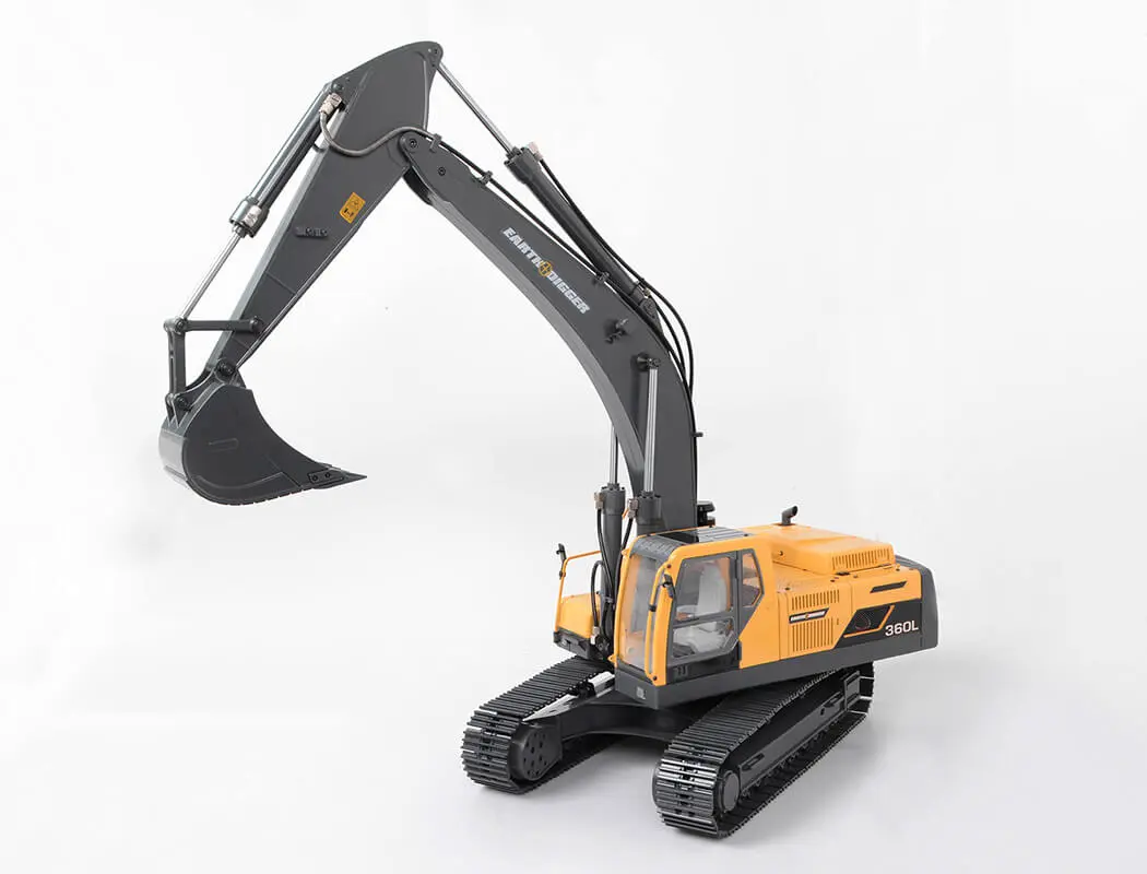 RC4WD 1/14 Scale RTR Earth Digger 360L Hydraulic Excavator (Yellow)